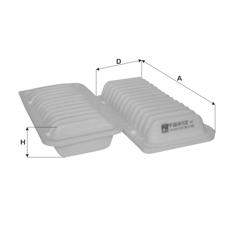 HP 5036 Hava Filtre - Daıhatsu, Subaro, Toyota