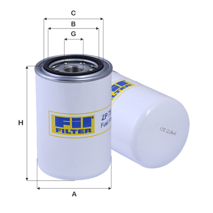 ZP 75 F YAKIT FİLTRE	