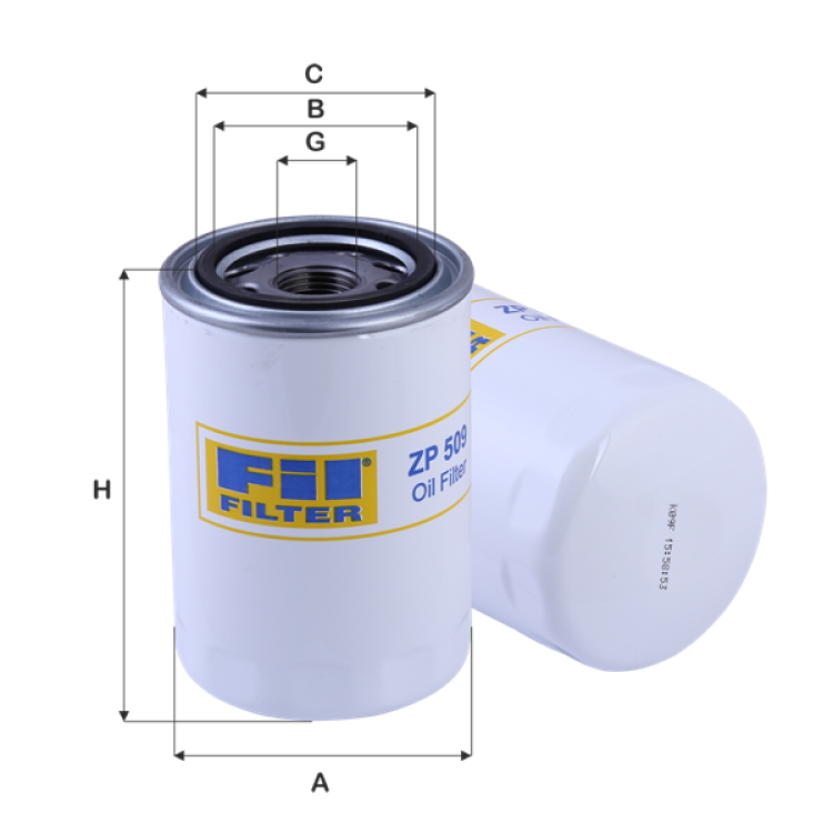 ZP 509 YAĞ FİLTRE	