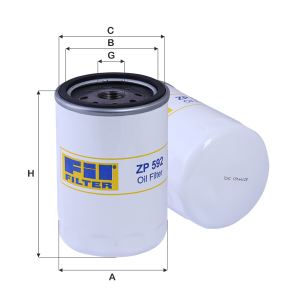 ZP 592   YAĞ FİLTRE