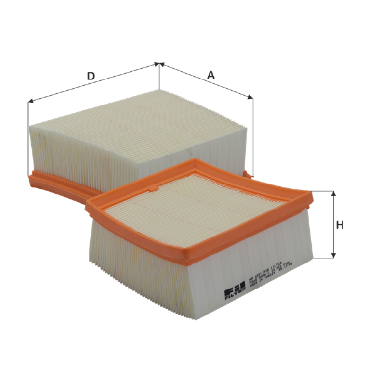 HP 2281  HAVA FİLTRE - FORD COURIER, KA+ III, FIESTA SEDAN V, VI, MAZDA 2