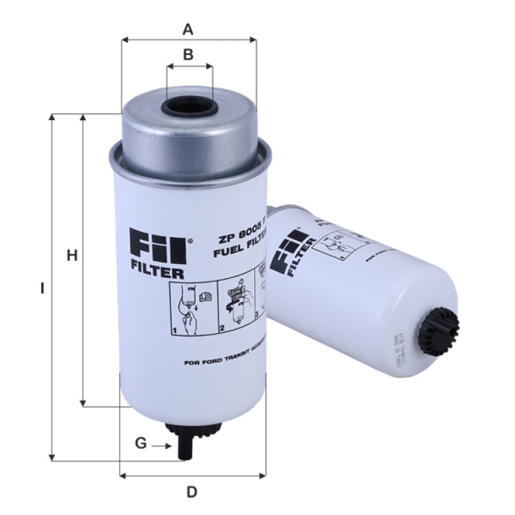 ZP 8005 F YAKIT FİLTRE	