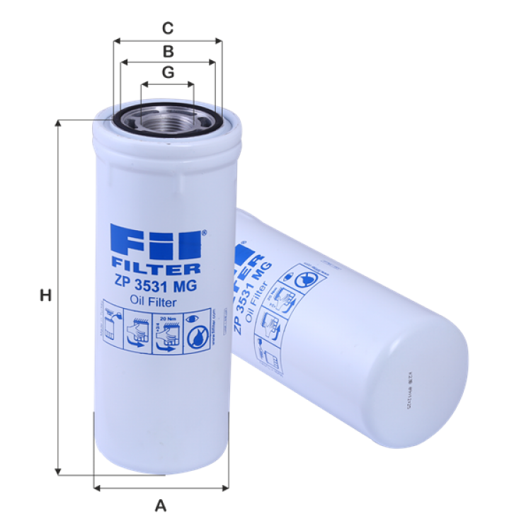ZP 3531 MG HİDROLİK FİLTRE	
