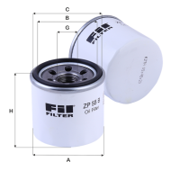 ZP 55 B YAĞ FİLTRESİ  MAZDA(KÜÇÜK OLAN)