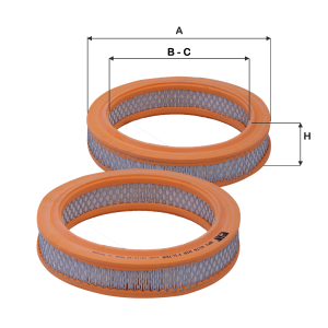 HPU 4398 Hava Filtre - Fıat, Lancıa, Zastava