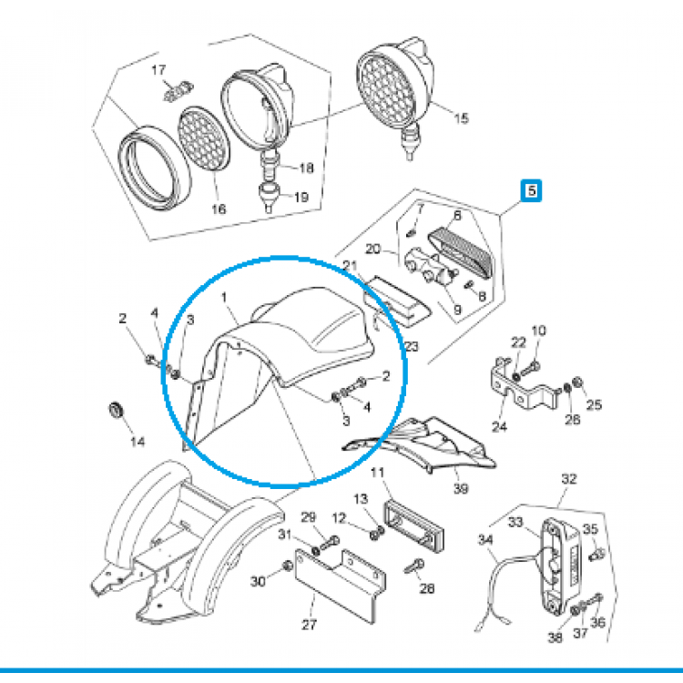 Landini&McCormick Stop Lamba Braketi (Sol) (Mistral) - 4204875M2	