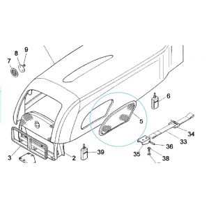 Landini&McCormick Kaput Yan Izgarası (Sağ) (Rex) - 3660327M1