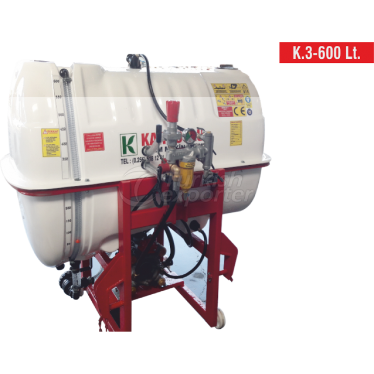 KARAOĞLU 600 LT İLAÇ MAKİNESİ (PULVERİZATÖR)