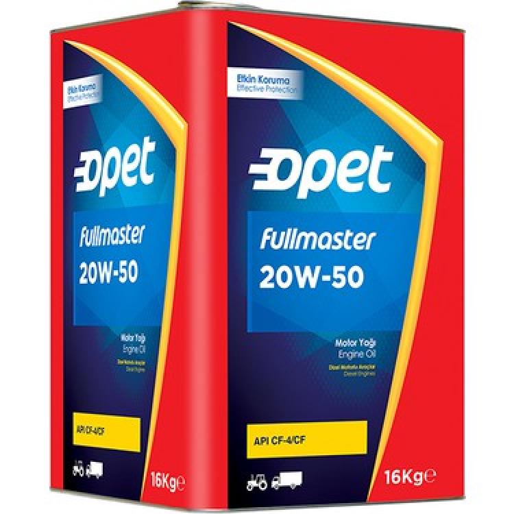 Opet Fullmaster 20w50 Motor Yağı - 16 Kg	