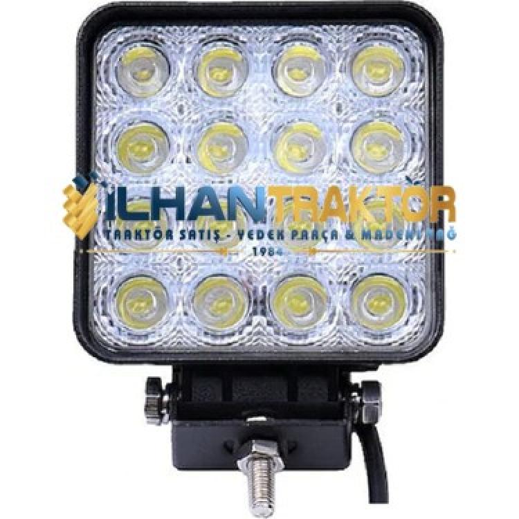 16'Lı Kare Led Lamba