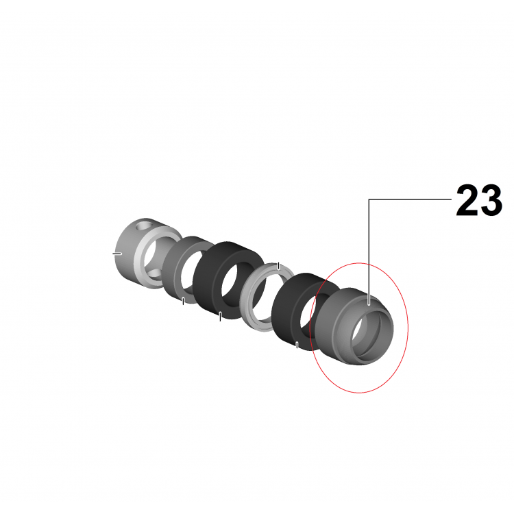 Tümosan Kaydırıcı Mil Burcu (7000,7100,8000,8100 Serileri) - 7253687	