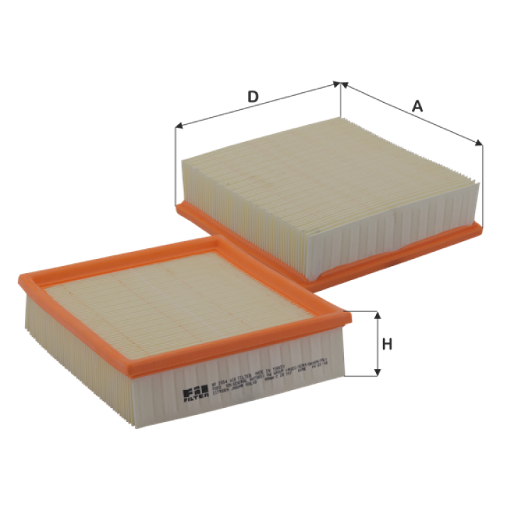 HP 2115 HAVA FİLTRE 124 SPİDER, 132, ARGENTA, WRANGLER, GOLF, JETTA, KAEFER	