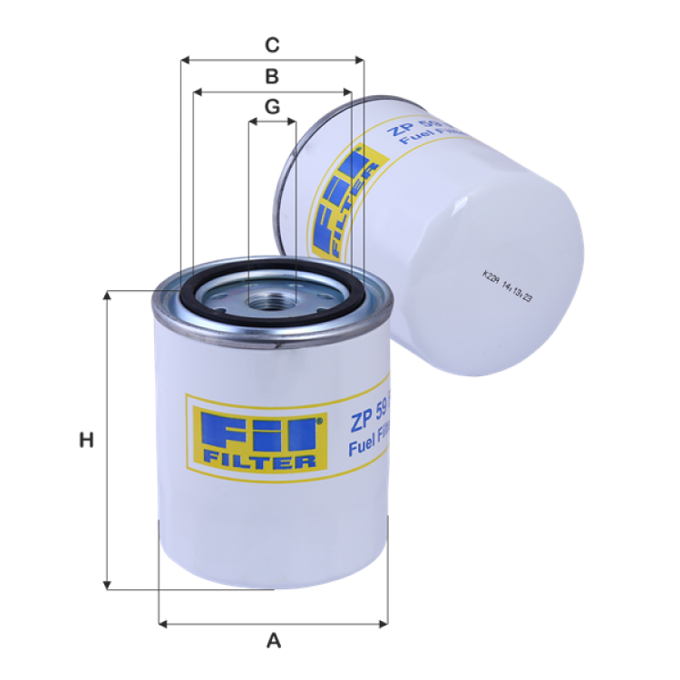 ZP 59 F MAZOT FİLTRE ELEMANI	