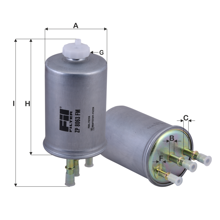 ZP 8063 FM YAKIT FİLTRE FORD BOSH	