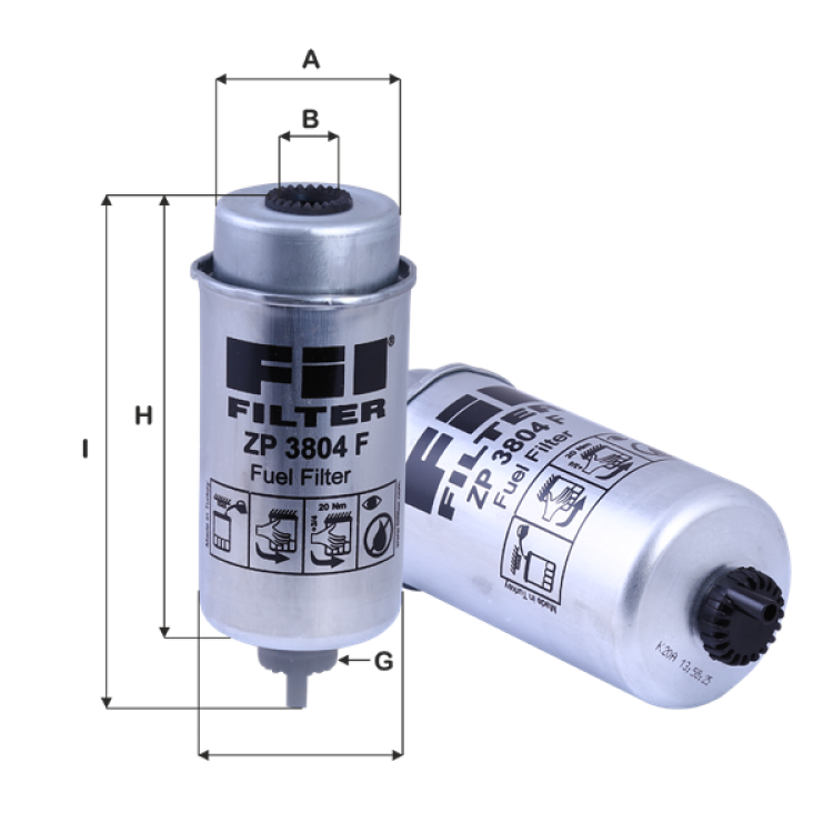 Ford Transit Yakıt Filtresi - ZP3804 F	