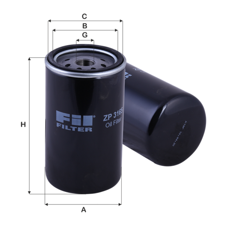 ZP 3165 YAĞ FİLTRE	