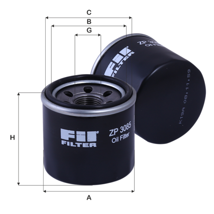 ZP 3085 YAĞ FİLTRE	