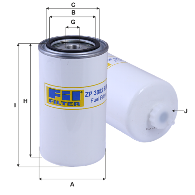 ZP 3082 FMB YAKIT FİLTRE	