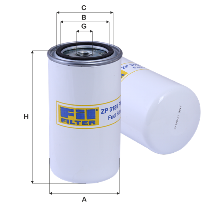 ZP 3185 FMB YAKIT FİLTRE	