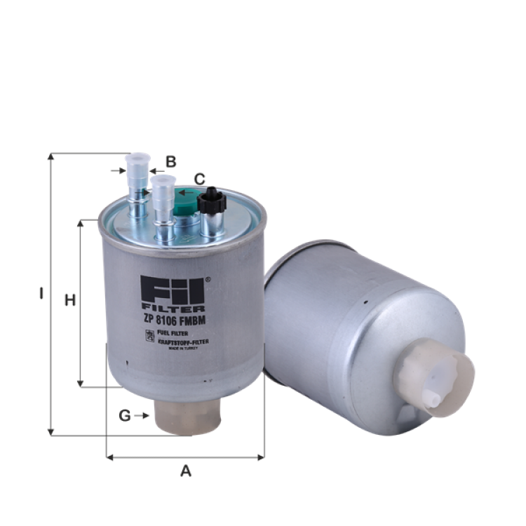 ZP 8106FMBM YAKIT FİLTRE	