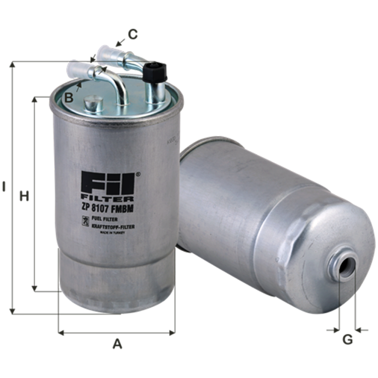 ZP 8107 YAKIT FİLTRE	