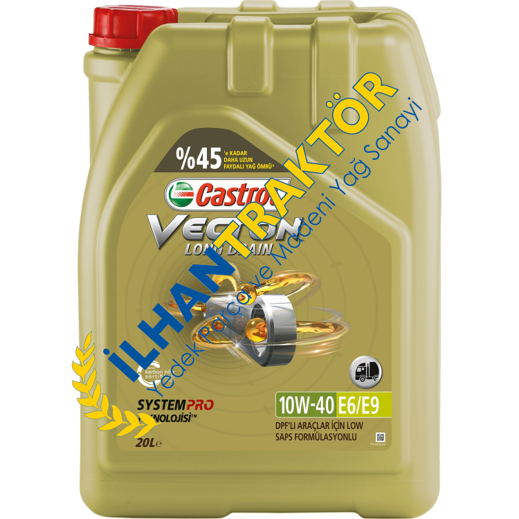 Castrol Vecton 10w40 E6/E9 - 20 Lt Castrol Vecton 10w40 E6/E9 - 20 Lt